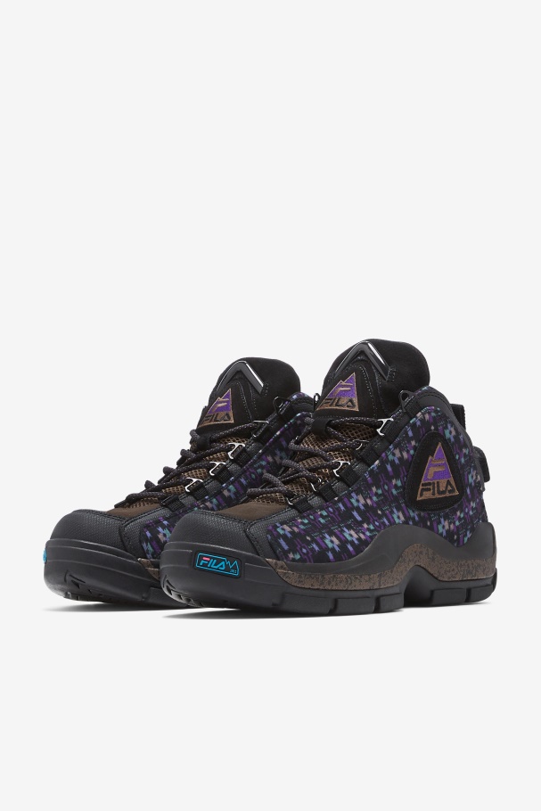Grant Hill 2 Outdoor Black/Pinecone/Purple Fila UK