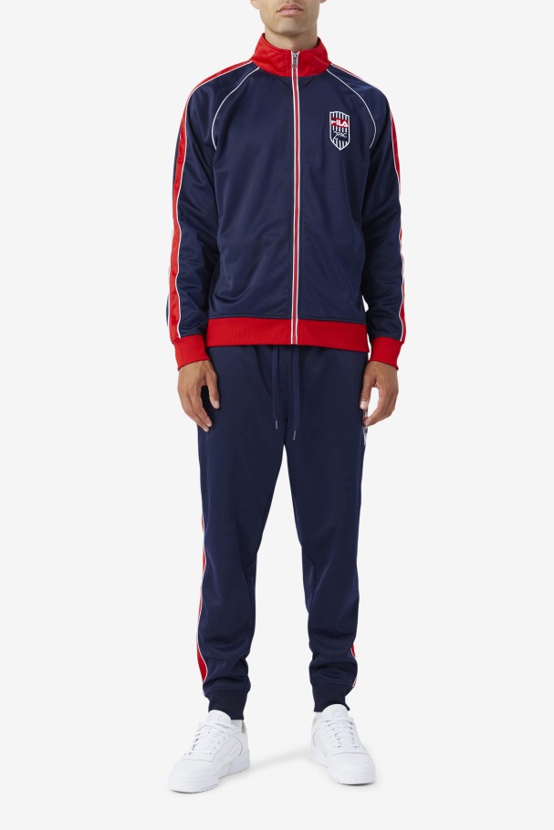 Fila UK 2Pac Track Pant Navy/Red/White