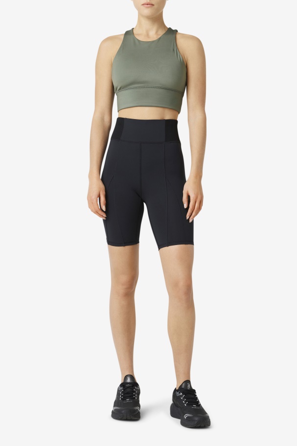 Fila UK Forza 8\" Texture Bike Short Black