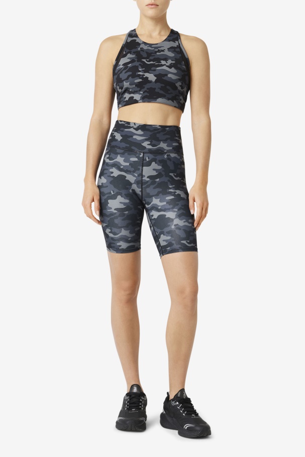 Forza 8\" Bike Short Fila UK Dark Camo/Black