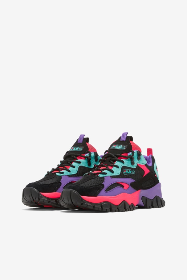 Women\'s Ray Tracer TR 2 Fila UK Black/Ceramic/Diva Pink