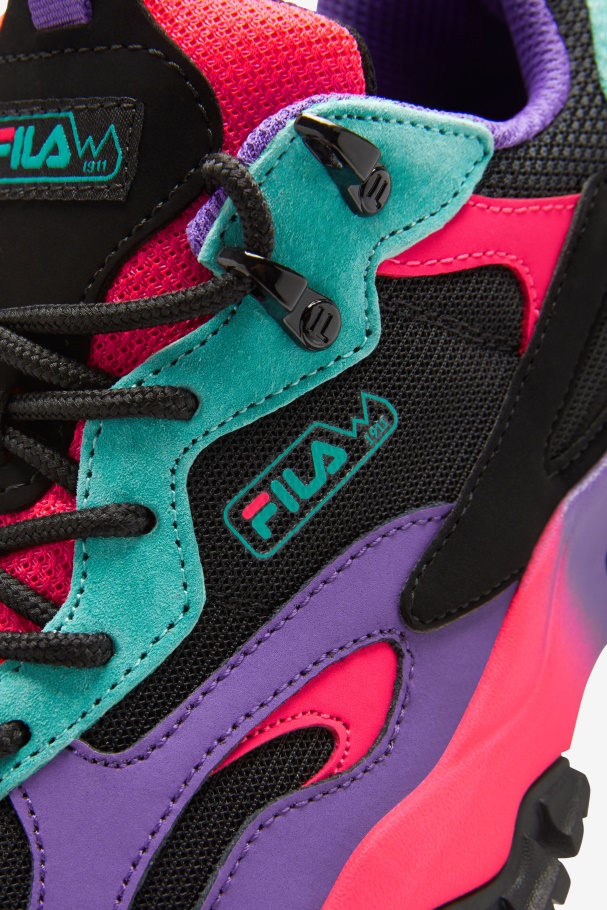 Women\'s Ray Tracer TR 2 Fila UK Black/Ceramic/Diva Pink