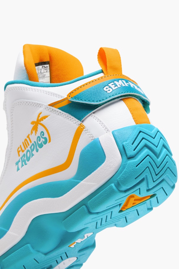 White/Teal/Zinnia Fila UK Men\'s Grant Hill 2 x Semi-Pro