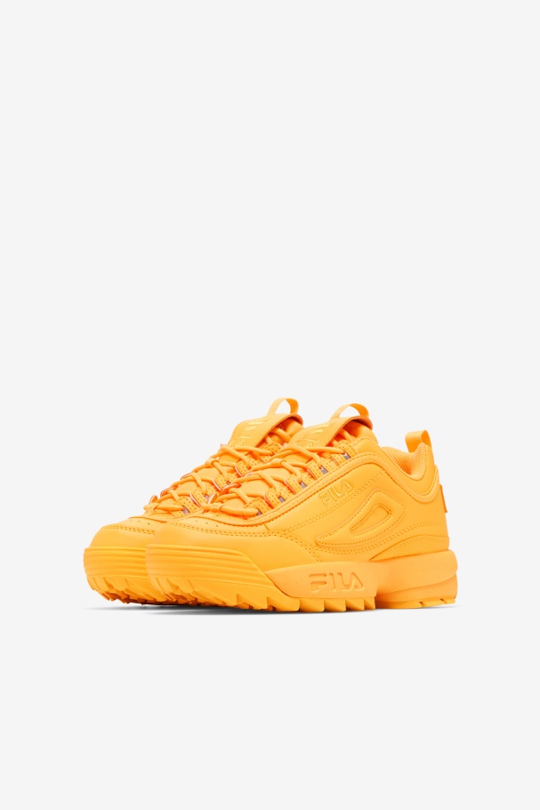 Fila UK Orange Big Kids\' Disruptor 2 Premium