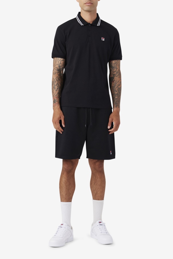 Black Fila UK dominico short