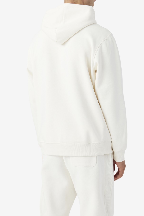 Fila UK Brook Hoodie Gardenia/Fiery Red