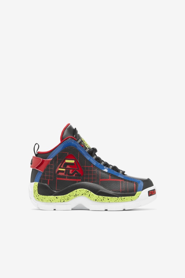 Fila UK Little Kids' Grant Hill 2 Black/Blue/Red