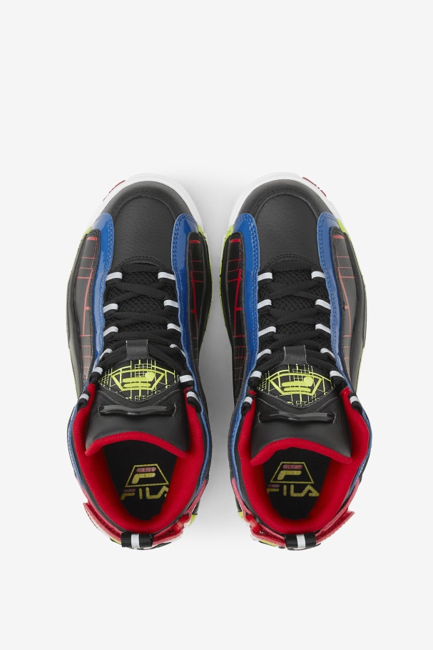 Fila UK Little Kids\' Grant Hill 2 Black/Blue/Red