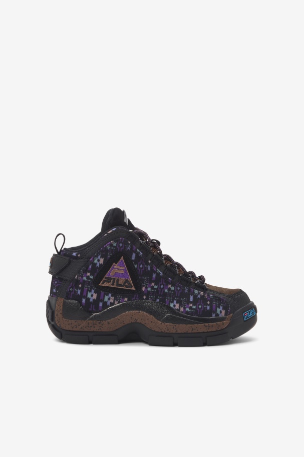 Fila UK Black/Pinecone/Purple Big Kids' Grant Hill 2 Outdoor
