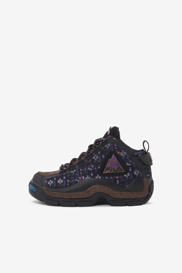 Fila UK Black/Pinecone/Purple Big Kids\' Grant Hill 2 Outdoor