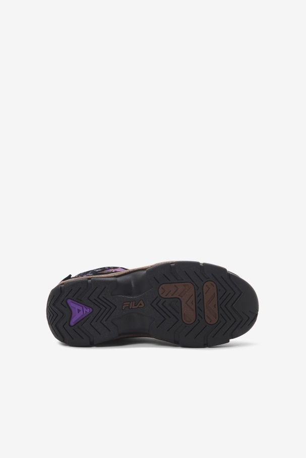 Fila UK Black/Pinecone/Purple Big Kids\' Grant Hill 2 Outdoor