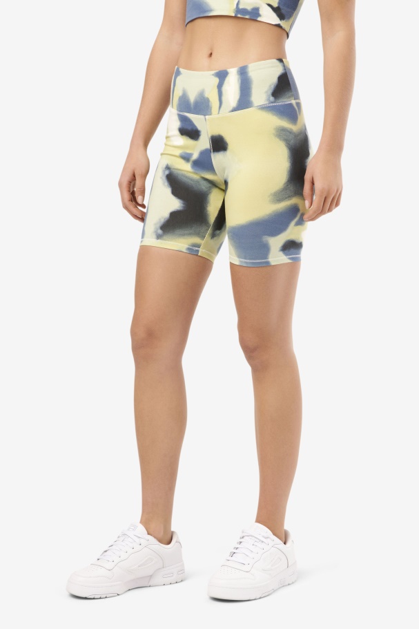Dawn Bike Short Brushstroke Print Fila UK