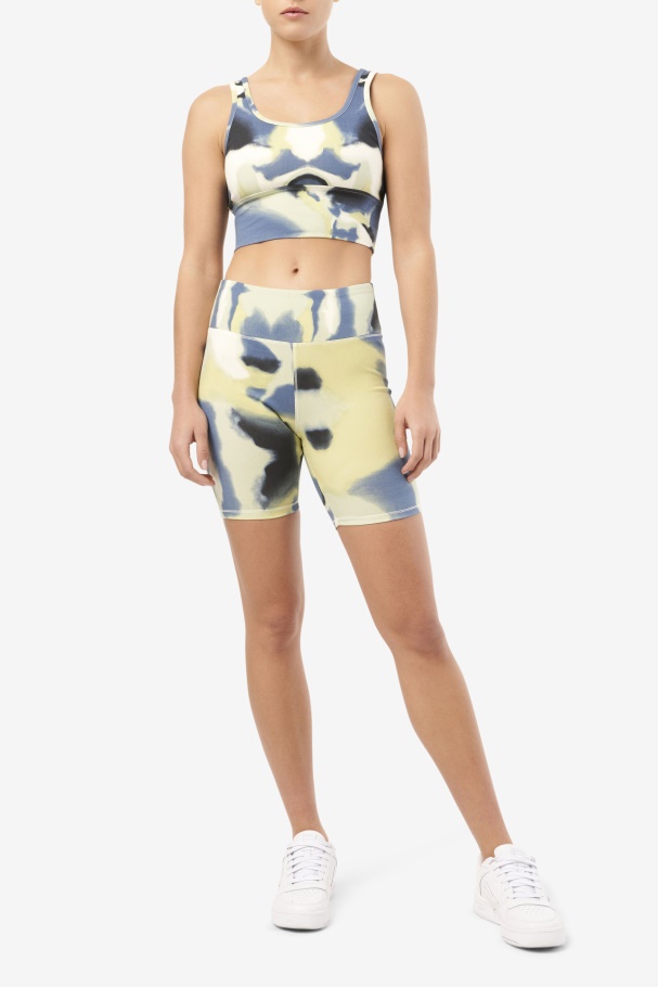 Dawn Bike Short Brushstroke Print Fila UK