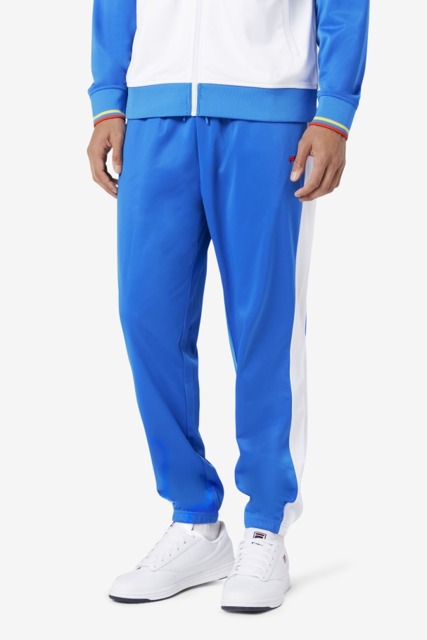 Ecuador Track Pant Blue/White/Fiery Red Fila UK