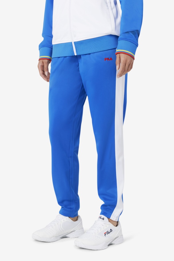 Ecuador Track Pant Blue/White/Fiery Red Fila UK