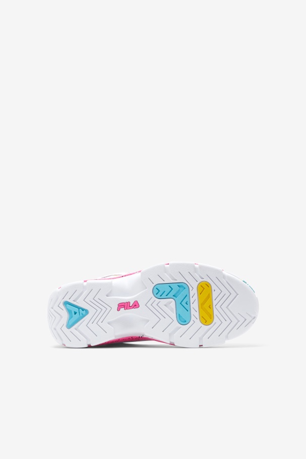 Big Kids\' Grant Hill 2 Fila UK White/Pink/Bluefish