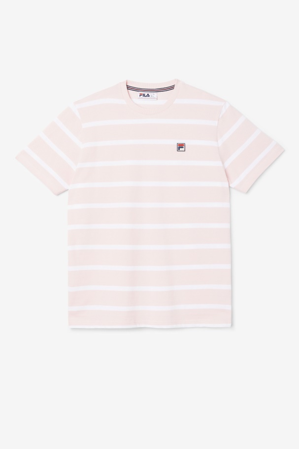 Pink/White Fila UK Deny Crew
