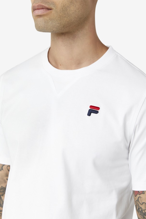 Derion Tee White Fila UK