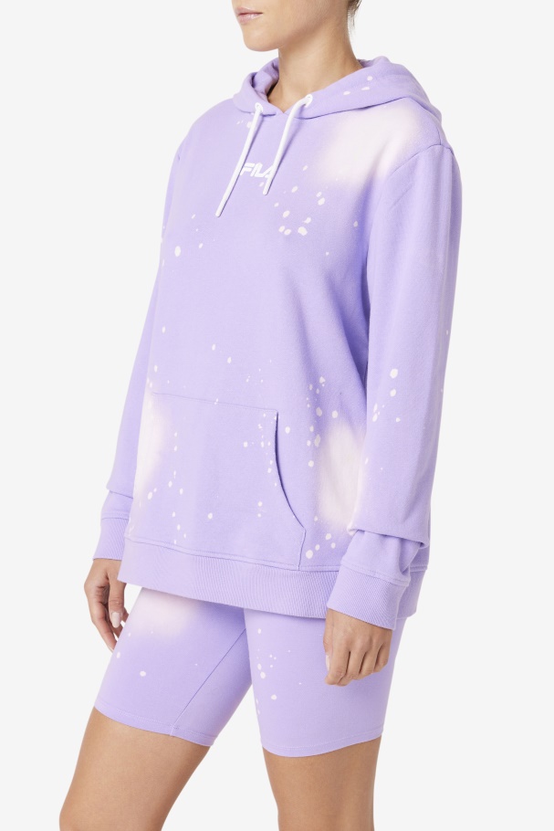 Viola Tie Dye Fila UK Aerolynn Tie Dye Hoodie