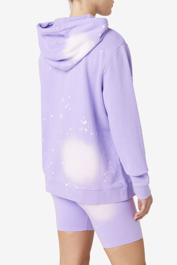 Viola Tie Dye Fila UK Aerolynn Tie Dye Hoodie