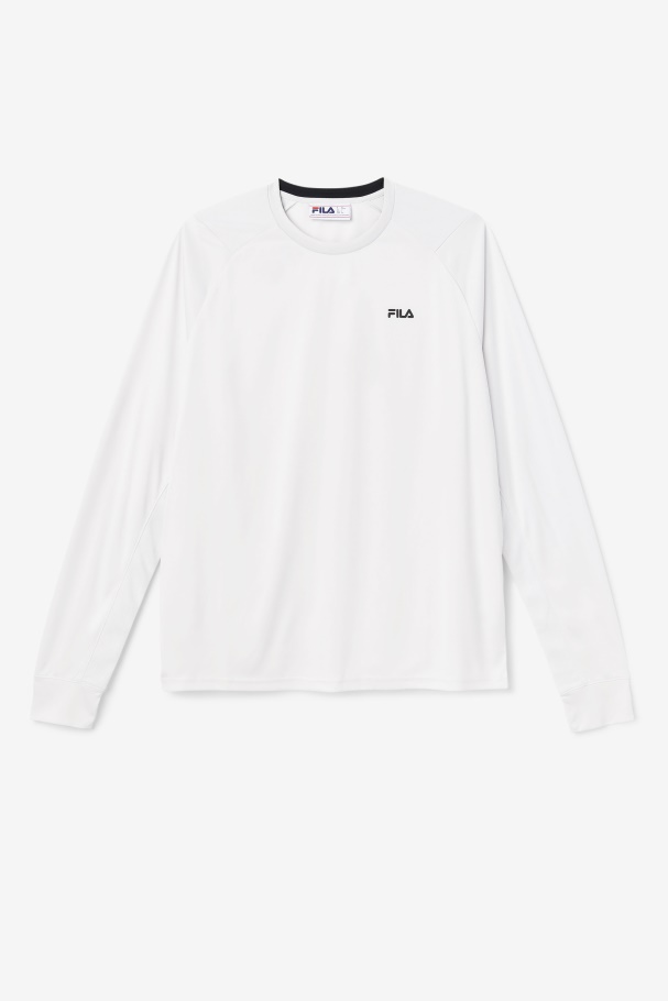 Nimbus Cloud/Black Fila UK Jazam Long Sleeve Crew