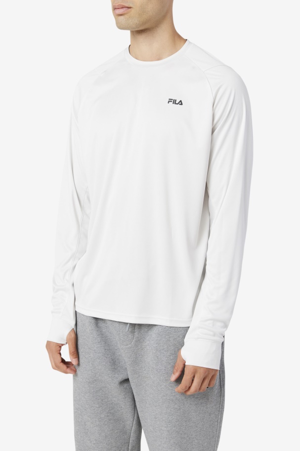 Nimbus Cloud/Black Fila UK Jazam Long Sleeve Crew