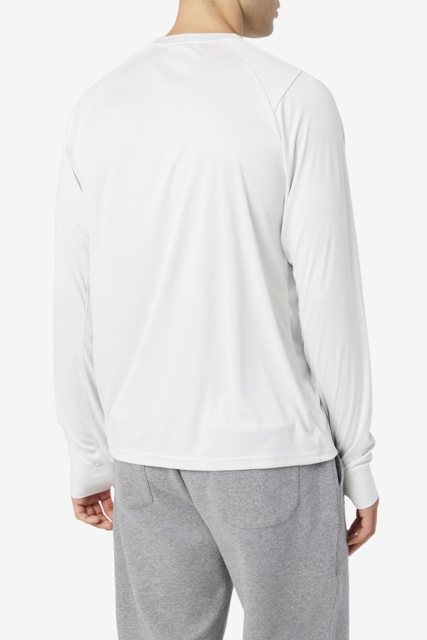 Nimbus Cloud/Black Fila UK Jazam Long Sleeve Crew
