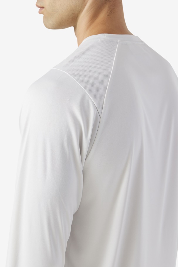 Nimbus Cloud/Black Fila UK Jazam Long Sleeve Crew