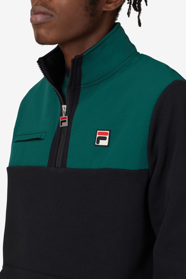 Fila UK Black/June Bug/Golden Glow Francisco Fleece Jacket