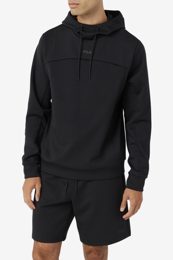 Black Aadheen Hoodie Fila UK