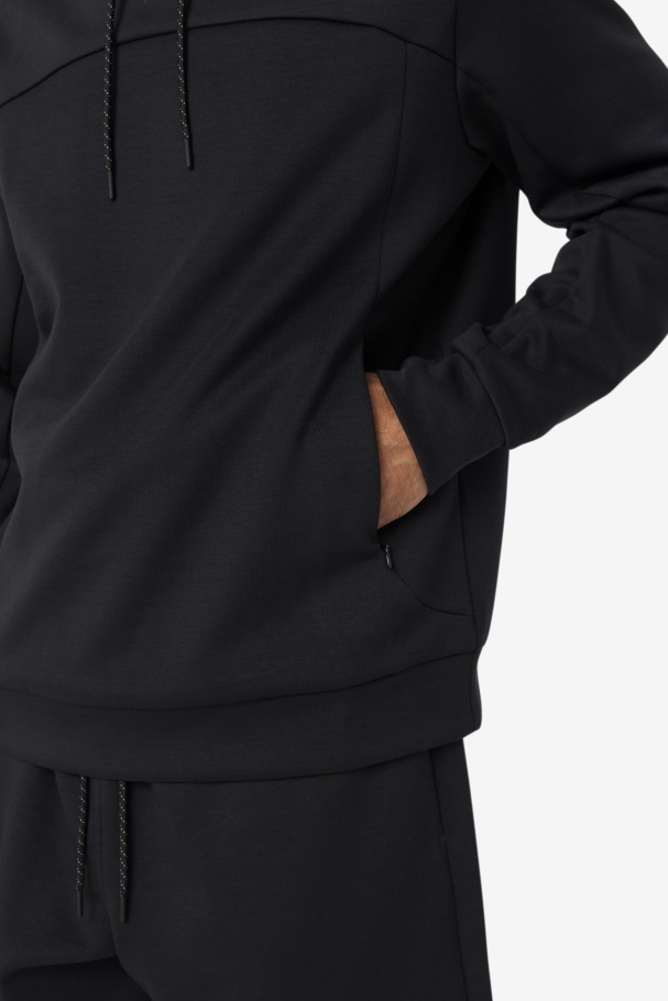 Black Aadheen Hoodie Fila UK