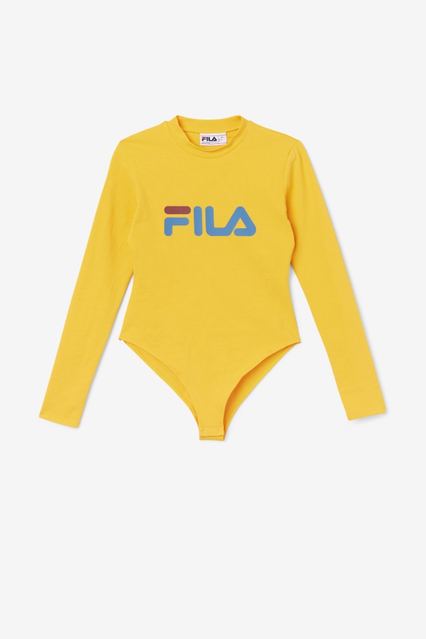 Chaya Bodysuit Yellow/Vallarta Blue/Rhubarb Fila UK