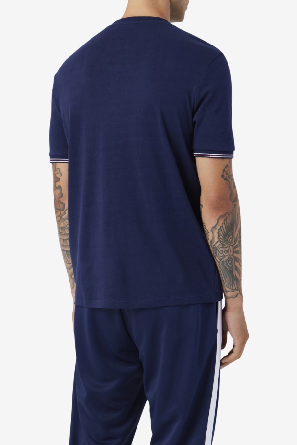 Caleb Crew Fila UK Navy