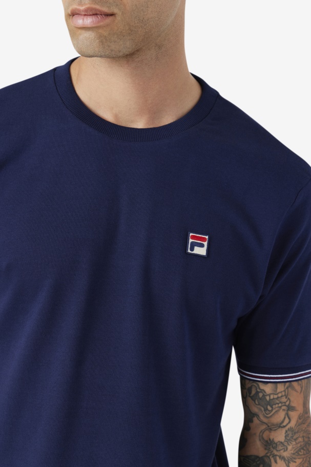 Caleb Crew Fila UK Navy