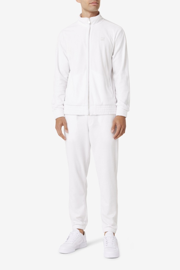 Deverall Velour Pant Fila UK White