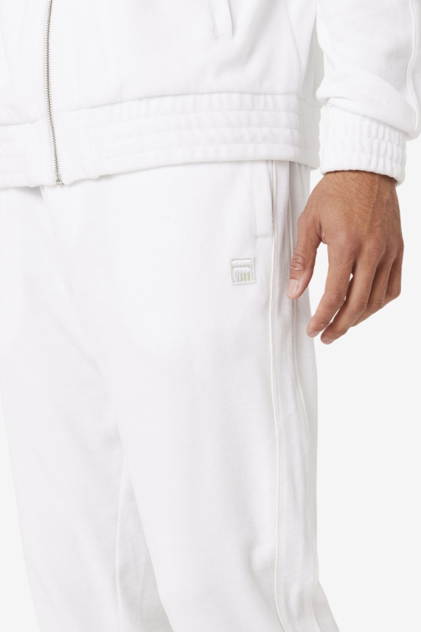 Deverall Velour Pant Fila UK White