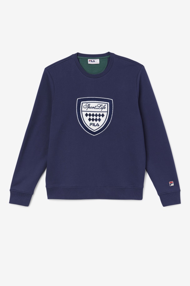 Fila UK Kush Crew Navy/Gardenia/June Bug