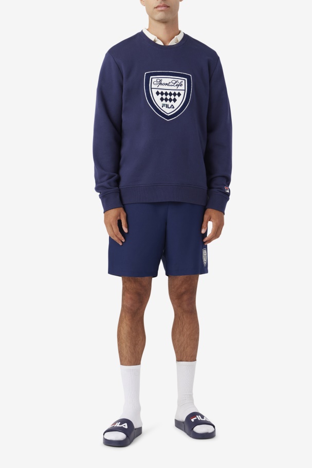 Fila UK Kush Crew Navy/Gardenia/June Bug