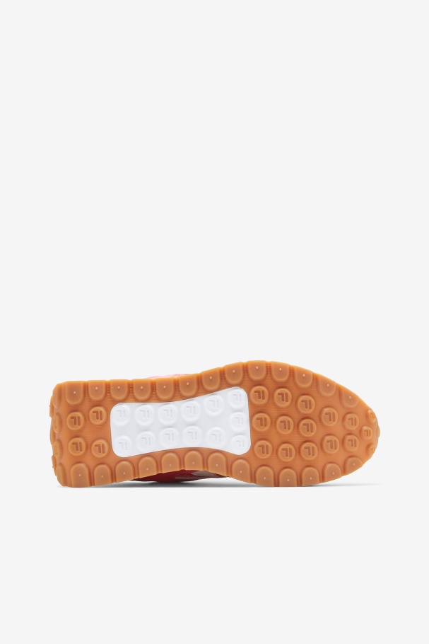 Women\'s Sandenal Fila UK White/Orange/Cayenne