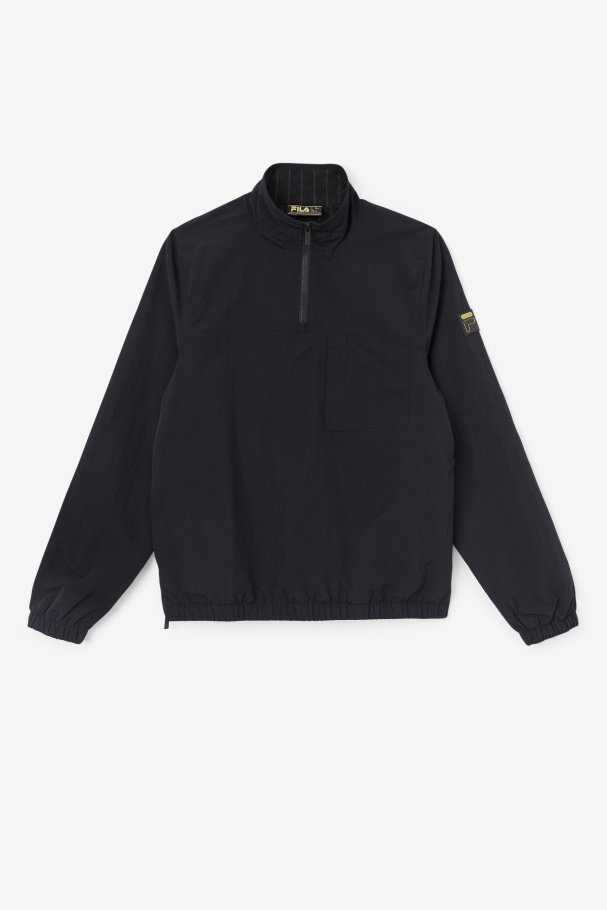 Magnus 1/4 Zip Track Jacket Black Fila UK