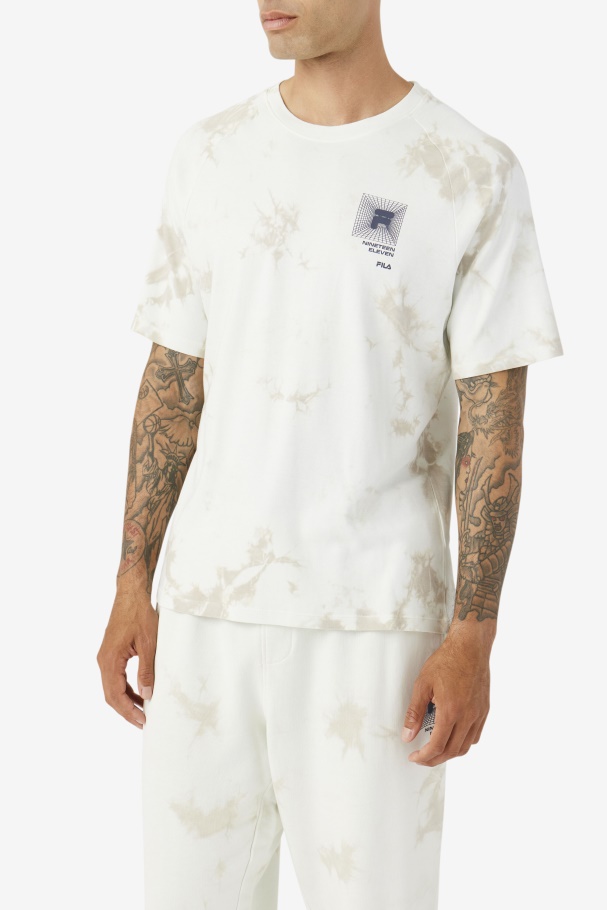Fila UK Ayan Tee Stone/Navy