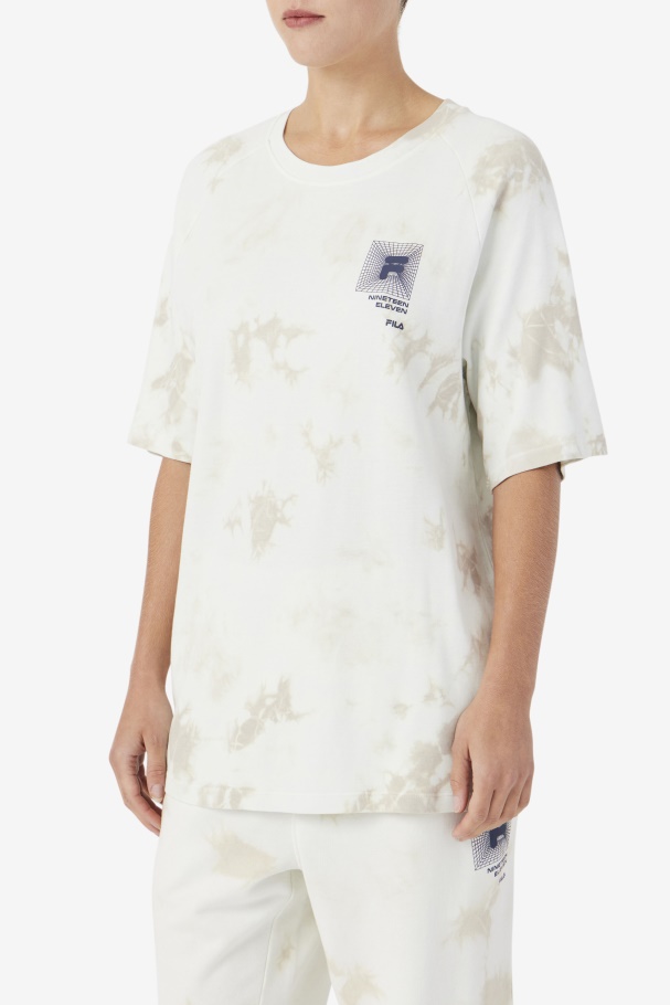 Fila UK Ayan Tee Stone/Navy