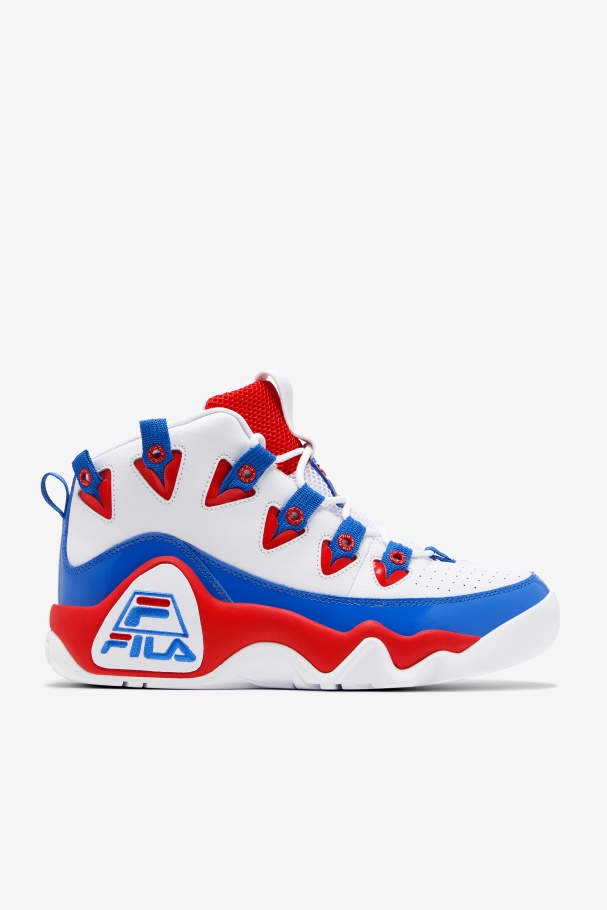 Fila UK Men's Grant Hill 1 White/Red/Blue