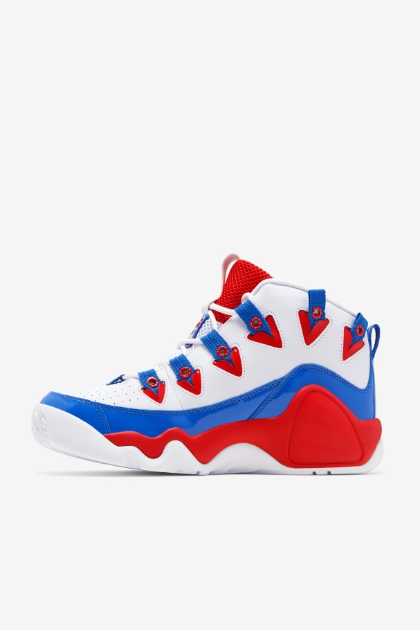 Fila UK Men\'s Grant Hill 1 White/Red/Blue