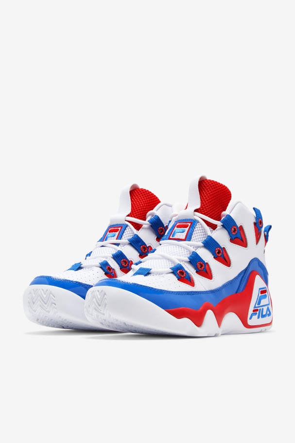Fila UK Men\'s Grant Hill 1 White/Red/Blue