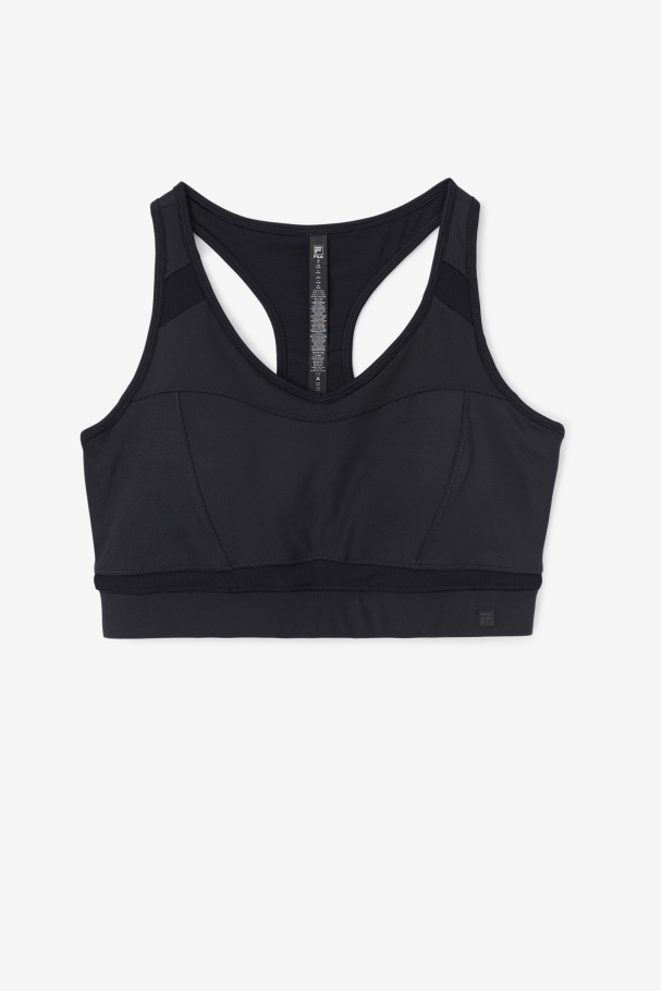 Fila UK Uplift Racerback Sports Bra Black