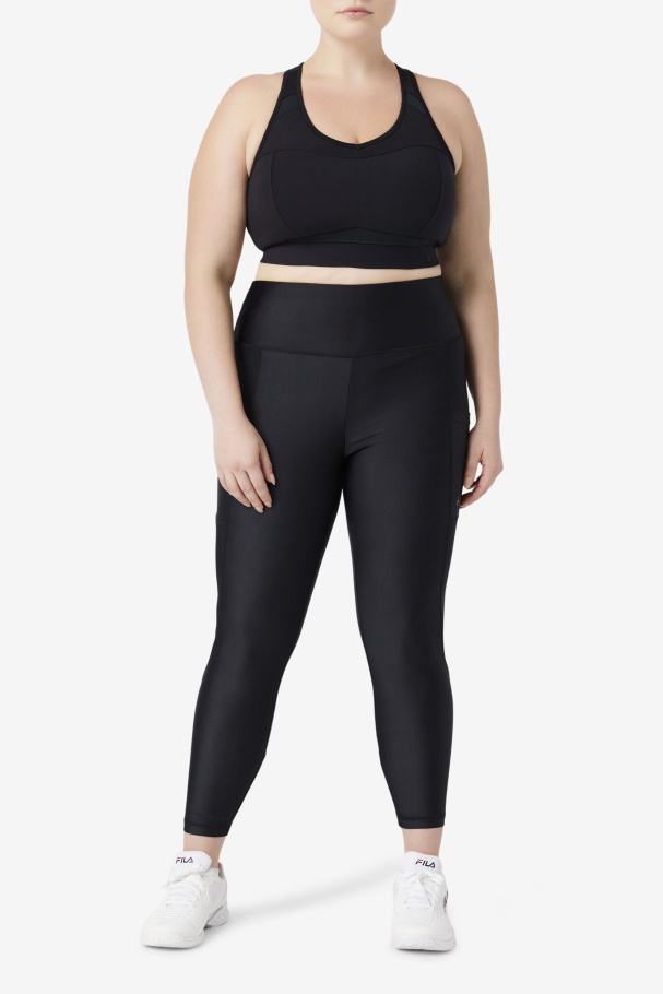 Fila UK Uplift Racerback Sports Bra Black