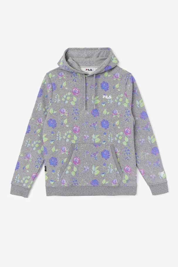 Ashokane Hoodie Fila UK Heather/Floral Print