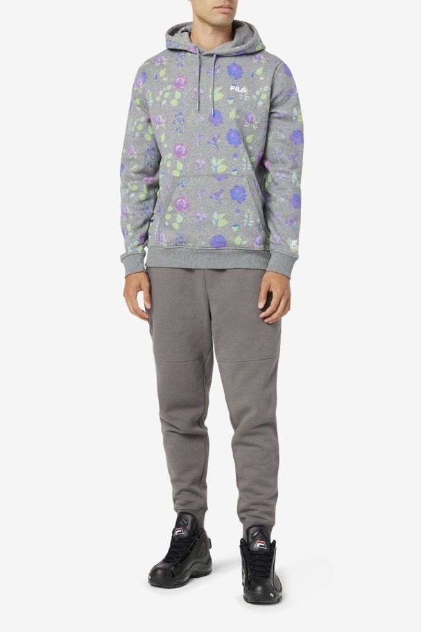 Ashokane Hoodie Fila UK Heather/Floral Print