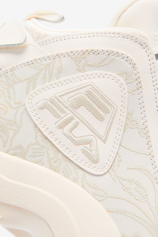 Women\'s Grant Hill 2 Floral Jacquard Gardenia/Turtledove Fila UK